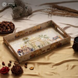wooden serving tray